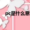 pc是什么意思网络流行用语（pc是什么）