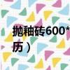 抛釉砖600*600价格（40元的抛釉砖用后经历）