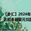 【外汇】2024年08月07日代码（TTDXDR）名称（特立尼达和多巴哥元兑国际货币基金组织特别提款权）最新数据