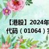 【港股】2024年08月08日上市公司名称（中华国际）股票代码（01064）实时行情