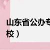 山东省公办专科学校名单（山东省公办专科学校）