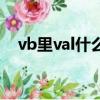 vb里val什么意思（vb中val是什么意思）