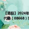 【港股】2024年08月11日上市公司名称（瀛海集团）股票代码（08668）实时行情