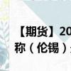 【期货】2024年08月13日代码（SND）名称（伦锡）最新实时数据