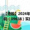 【港股】2024年08月13日上市公司名称（法拉帝）股票代码（09638）实时行情