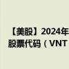 【美股】2024年08月14日上市公司名称（Vontier Corp.）股票代码（VNT）实时行情