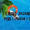 【港股】2024年08月15日上市公司名称（联亚集团）股票代码（00458）实时行情