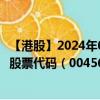 【港股】2024年08月15日上市公司名称（新城市建设发展）股票代码（00456）实时行情