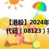 【港股】2024年08月19日上市公司名称（华亿金控）股票代码（08123）实时行情