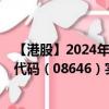 【港股】2024年08月25日上市公司名称（中国宏光）股票代码（08646）实时行情