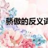 骄傲的反义词是什么（干的反义词是什么）