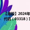 【港股】2024年08月31日上市公司名称（中国波顿）股票代码（03318）实时行情