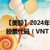 【美股】2024年09月04日上市公司名称（Vontier Corp.）股票代码（VNT）实时行情