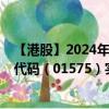 【港股】2024年09月05日上市公司名称（皇庭智家）股票代码（01575）实时行情