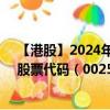 【港股】2024年09月05日上市公司名称（冠城钟表珠宝）股票代码（00256）实时行情