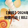 【美股】2024年09月11日上市公司名称（哔哩哔哩公司）股票代码（BILI）实时行情