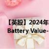 【英股】2024年09月24日代码（BATT）名称（L&G Battery Value-Chain UCITS ETF）最新数据