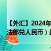 【外汇】2024年09月27日代码（DJFCNY）名称（吉布提法郎兑人民币）最新数据