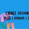 【港股】2024年09月30日上市公司名称（北森控股）股票代码（09669）实时行情