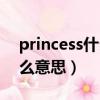 princess什么意思翻译成中文（princess什么意思）