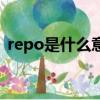 repo是什么意思网络用语（repo什么意思）