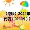 【港股】2024年10月15日上市公司名称（创梦天地）股票代码（01119）实时行情