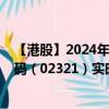 【港股】2024年10月15日上市公司名称（双财庄）股票代码（02321）实时行情