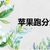 苹果跑分为什么这么低（苹果跑分）