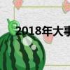 2018年大事件回顾视频（2018年大事）